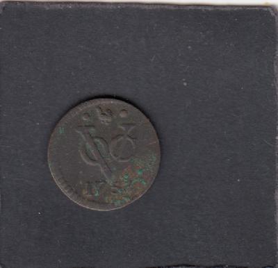 Beschrijving: Duit V.O.C. West Friesland S229